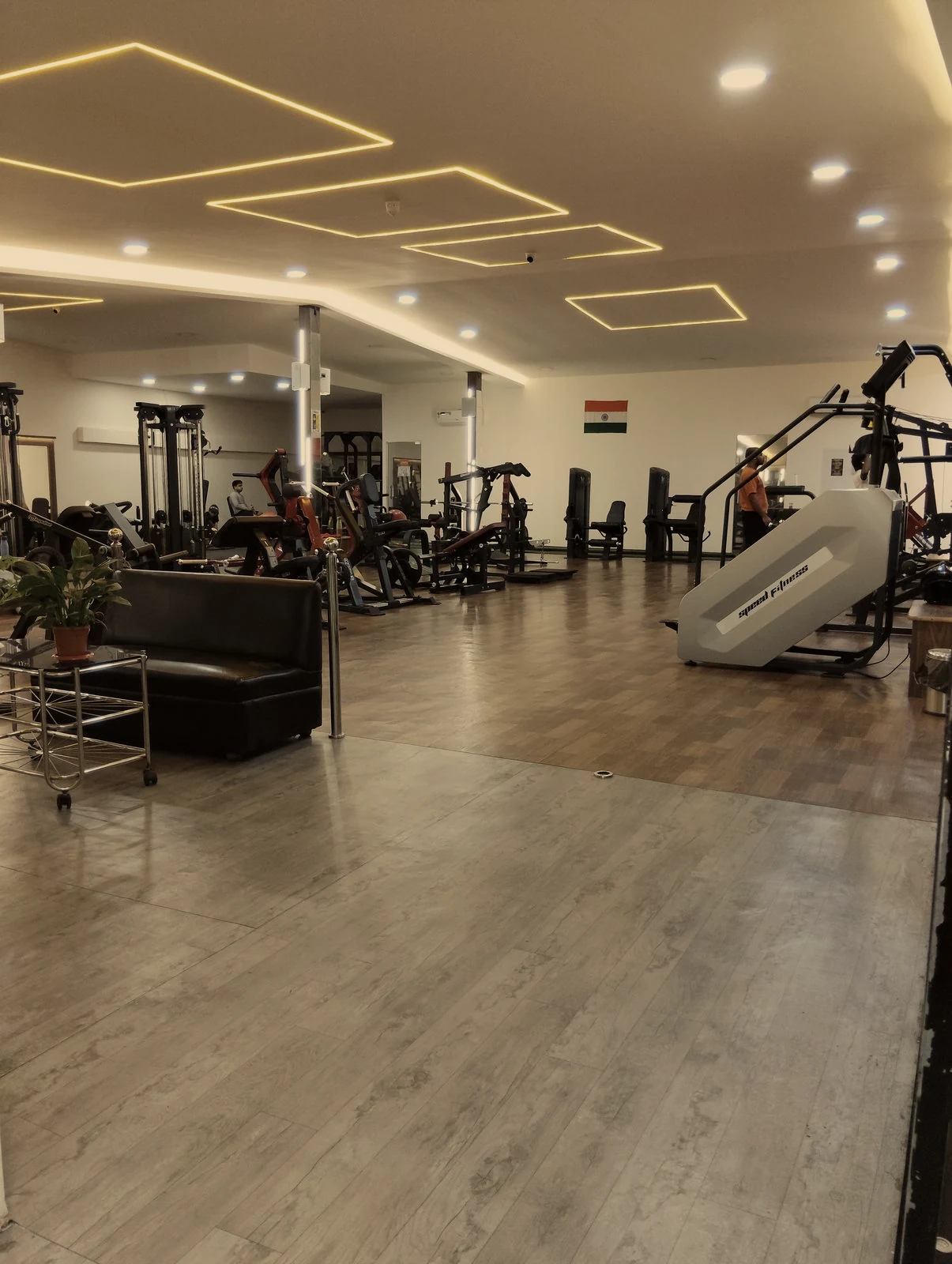 Ladies workout area at Eagle Square Fitness