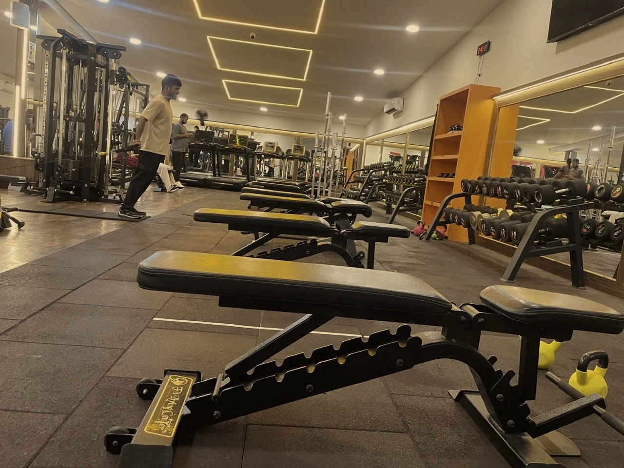 Personal training session at Eagle Square Fitness