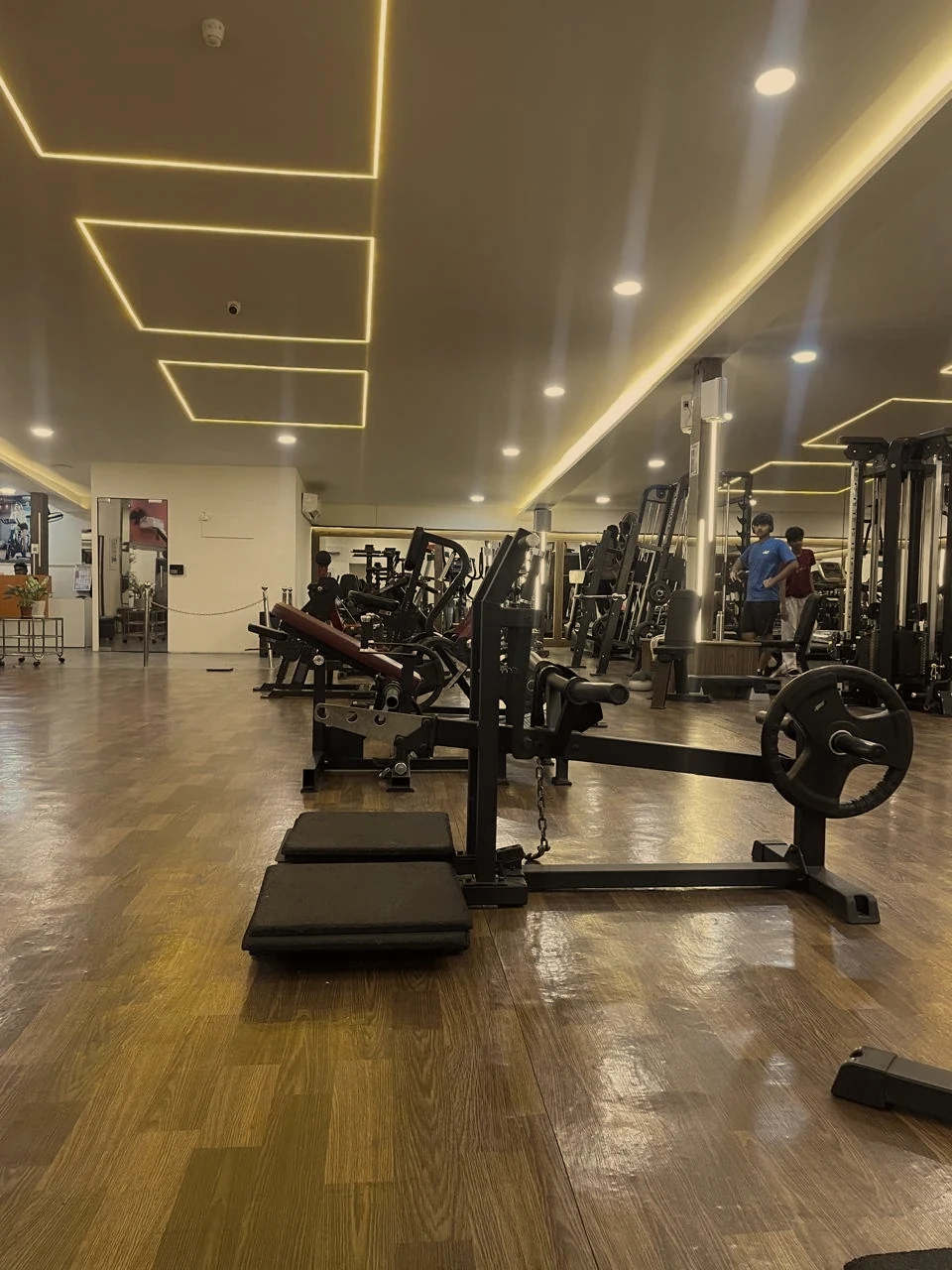 Strength training at Eagle Square Fitness